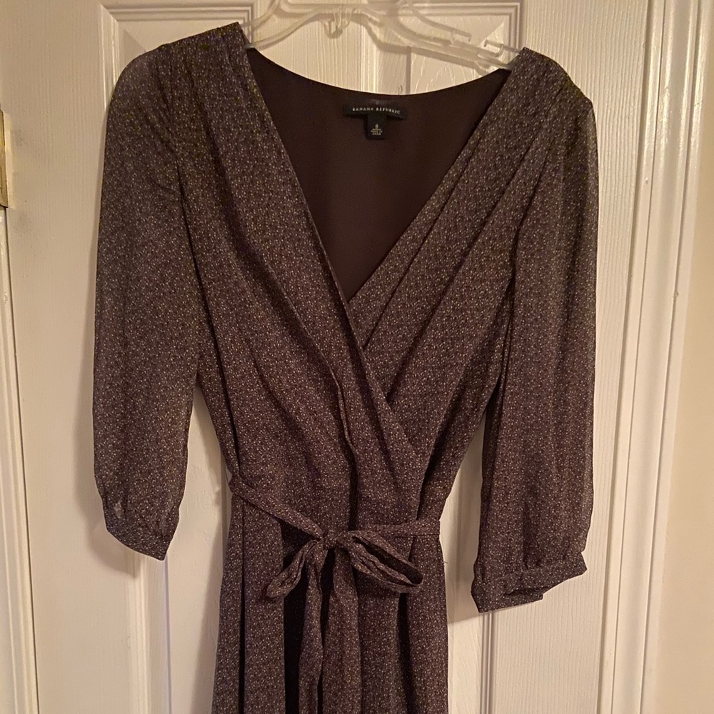 Banana Republic size 8 wrap top dress